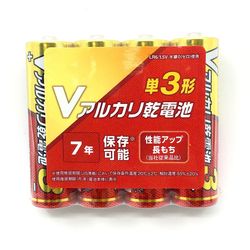 Vアルカリ単3乾電池4Pパック