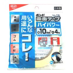 ボンド両面テープハイパワー10ｍｍ×4ｍ