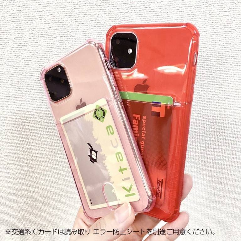 iphone11 pro max ケース クリア カード収納 ソフト iphone xr iphone 