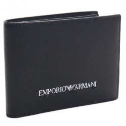 エンポリオ・アルマーニ EMPORIO ARMANI 2つ折り財布 Y4R165 Y020V 81072 BLACK ブラック メンズ