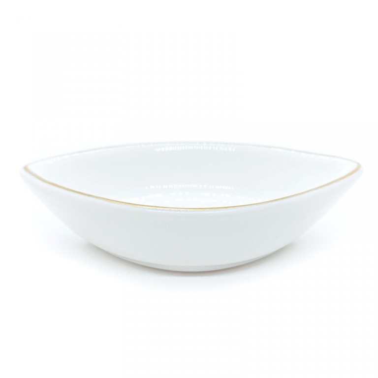 香皿Z 楕円 浄化用皿 スマッジングトレー セラミック製 小さめ - LIANA - Hapima!（ハピマ） ハッピーマーケット