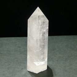 水晶ポイント 六角柱 クリスタル ポイント138g