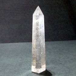 水晶ポイント 六角柱 クリスタル ポイント 121g